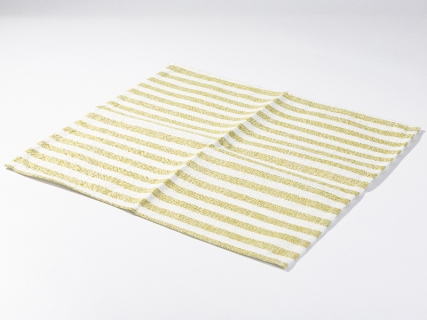 Sublimation Blanks Linen Table Mat(40*45cm, Beige and Light Green Stripe)