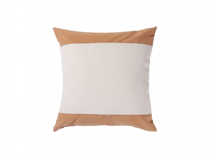 Sublimation Blanks Linen Stitching Cork Pillow Case (upper and lower cork stitching)
