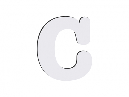 Letras HB Sublimación -C (10*10cm)