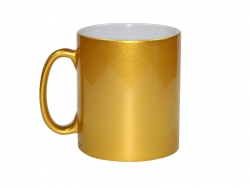 Sublimation 10oz Golden Sparkling Mug