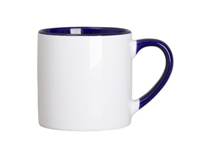 Sublimation 6oz Inner Rim Color Mug (Dark Blue)