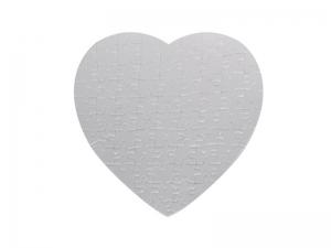Sublimation Magnetic Heart Puzzle (7.5 x 7.5 inch, 75pcs)