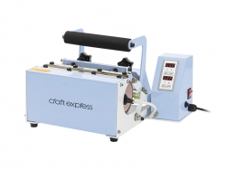Craft Express Plus Eco 30oz Tumbler Heat Press (Ice Blue/White)