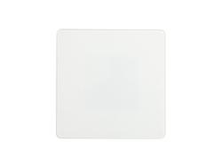 Imán de nevera sublimación con álbum de música con insert (10 * 10 * 1 cm, blanco)