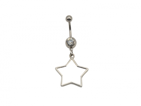 Sublimation Belly Button Ring(Star)