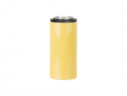 Sublimation 12oz/350ml Stainless Steel Skinny Can Cooler(Yellow)