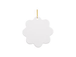 Sublimation 3&quot; Sunflower Ceramic Ornament