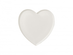 Acrylic Car Air Freshener Holder(Heart, 5*5*4.3cm)
