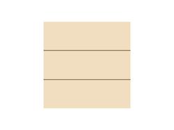 Sublimation Blanks Square Plywood Sign w/ Stripes (20*20*1.5cm)