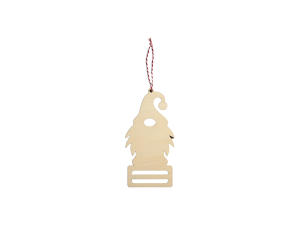 Sublimation Plywood Money Holder Ornament(10.2*20.5*0.4cm, Santa Hat Shape)